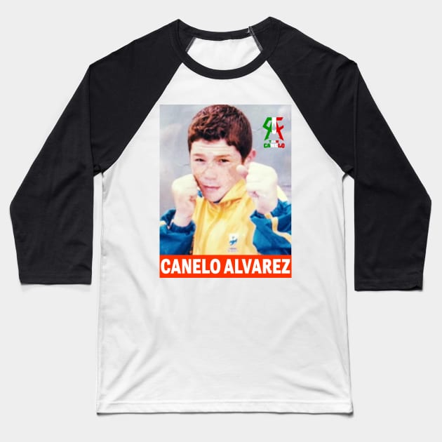 canelo alvarez when I was a child Baseball T-Shirt by alustown